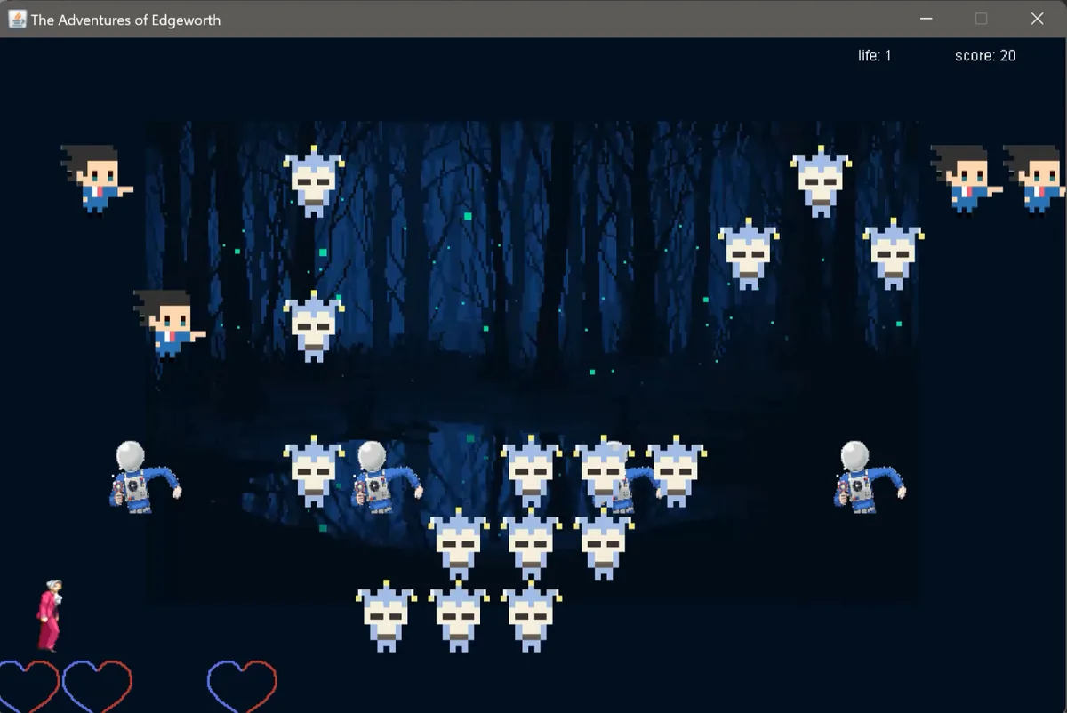 Scene 3 in the original Java version: a face built from blocks